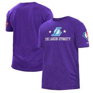 NBA レイカーズ Tシャツ 2021/22 シティエディション Brushed Jersey T-Shirt ニューエラ/New Era パープル｜selection-j
