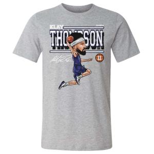 NBA クレイ・トンプソン ウォリアーズ Tシャツ Golden State Cartoon WHT 500Level ヘザーグレー｜selection-j