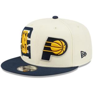 NBA ペイサーズ キャップ NBAドラフト2022 Draft 9FIFTY スナップバック ニューエラ/New Era クリーム ネイビー｜selection-j