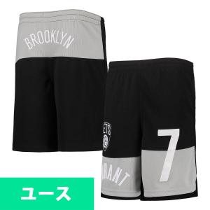 NBA ケビン・デュラント ブルックリン・ネッツ ショーツ ユース キッズ Youth パンデモニウム ネーム＆ナンバー ブラック｜selection-j