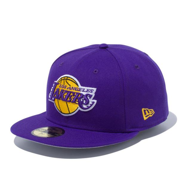 NBA レイカーズ キャップ 59FIFTY Logo Cap ニューエラ/New Era パープル