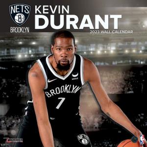 NBA ケビン・デュラント ブルックリン・ネッツ カレンダー 2023年 12x12 プレイヤー 壁掛け Calendar Turner｜selection-j