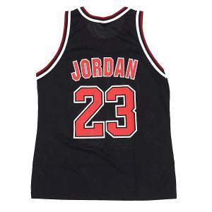 NBA マイケル・ジョーダン シカゴ・ブルズ ユニフォーム Replica Jersey デッドストック  チャンピオン/Champion ブラック｜selection-j