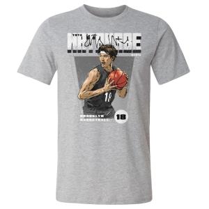 NBA 渡邊雄太 ブルックリン・ネッツ Tシャツ Brooklyn Premiere T-Shirt 500Level ヘザーグレー｜selection-j
