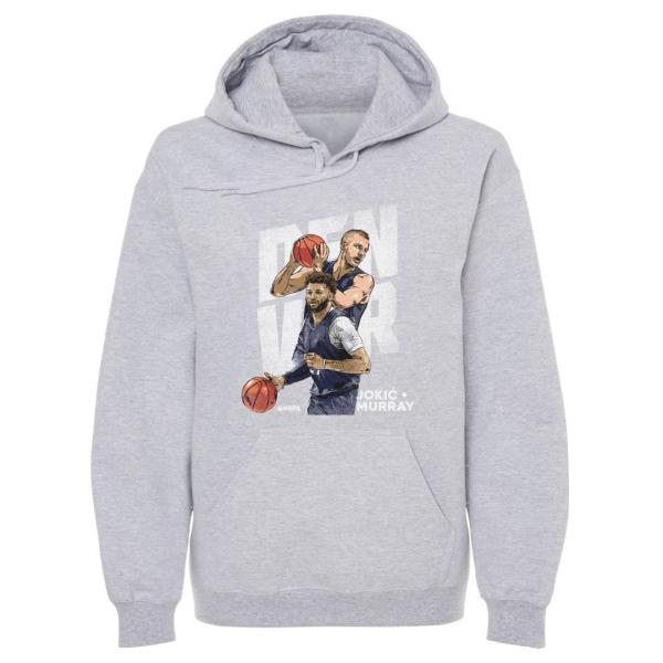 NBA ニコラ・ヨキッチ ジャマール・マレー ナゲッツ パーカー Denver Duo WHT 50...