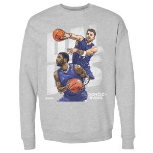 NBA カイリー・アービング ルカ・ドンチッチ マーベリックス スウェット Dallas Duo WHT 500Level ヘザーグレー｜selection-j