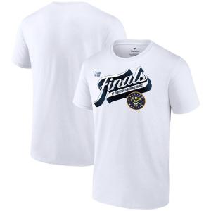 NBA ナゲッツ Tシャツ 2023 ウエスタンカンファレンス優勝記念 ロッカールーム Authentic T-Shirt Fanatics ホワイト｜selection-j