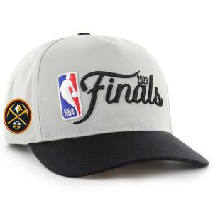 NBA ナゲッツ キャップ NBA ファイナル2023進出記念 サイドロゴ 2トーン Hitch Adjustable Hat 47Brand Gray/Black｜selection-j