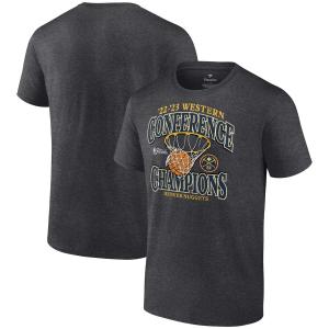 NBA ナゲッツ Tシャツ 2023 ウエスタンカンファレンス優勝記念 Pass Hoops T-Shirt Fanatics Branded Heather Charcoal｜selection-j