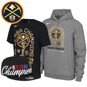 NBA ナゲッツ NBAファイナル2023 優勝記念 ロッカールームセット Champions Locker Room キャップ＆Tシャツ&パーカー｜selection-j