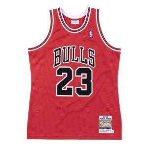 NBA マイケル・ジョーダン シカゴ・ブルズ ユニフォーム Authentic Jersey ミッチェル＆ネス/Mitchell & Ness レッド（1987-88）｜selection-j