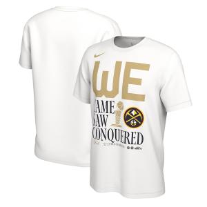 NBA ナゲッツ Tシャツ NBAファイナル2023 優勝記念 Celebration パレード T-Shirt ナイキ/Nike ホワイト｜selection-j