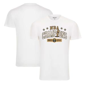 NBA ナゲッツ Tシャツ NBAファイナル2023 優勝記念 Bingham Premium T-Shirt Sportiqe ホワイト｜selection-j