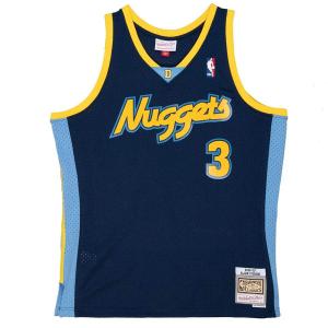 NBA アレン・アイバーソン ナゲッツ ユニフォーム スウィングマン 2006-07 ミッチェル＆ネス/Mitchell & Ness ネイビー｜selection-j