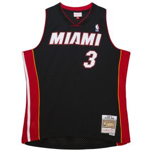 NBA ドウェイン・ウェイド マイアミ・ヒート ユニフォーム スウィングマン ミッチェル＆ネス/Mitchell & Ness ブラック 2012-2012｜selection-j