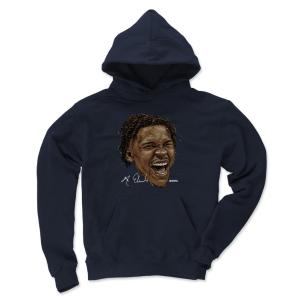 NBA アンソニー・エドワーズ ティンバーウルブズ パーカー Minnesota Scream Hoodie パーカー 500Level ネイビー｜selection-j