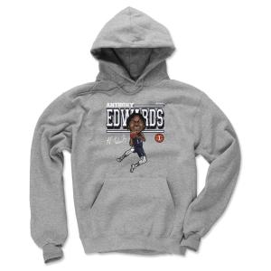 NBA アンソニー・エドワーズ ティンバーウルブズ パーカー Minnesota Cartoon Hoodie フーディー 500Level グレー｜selection-j