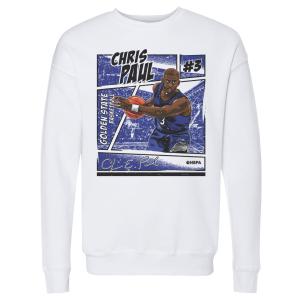 NBA クリス・ポール ウォリアーズ スウェットシャツ Golden State Comic Sweatshirt トレーナー 500Level ホワイト｜selection-j