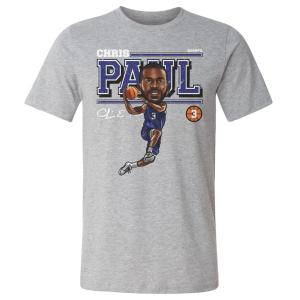 NBA クリス・ポール ウォリアーズ Tシャツ Golden State Cartoon T-Shirt 500Level ヘザーグレー｜selection-j