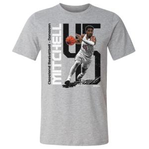 NBA ドノバン・ミッチェル キャバリアーズ Tシャツ Cleveland Vertical T-Shirt 500Level ヘザーグレー｜selection-j