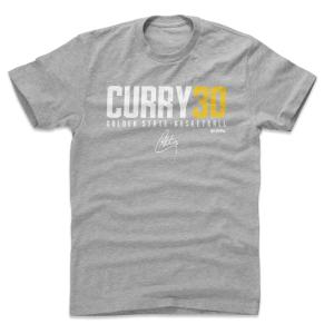 NBA ステファン・カリー ウォリアーズ Tシャツ Curry30 W T-Shirt 500Level ヘザーグレー｜selection-j