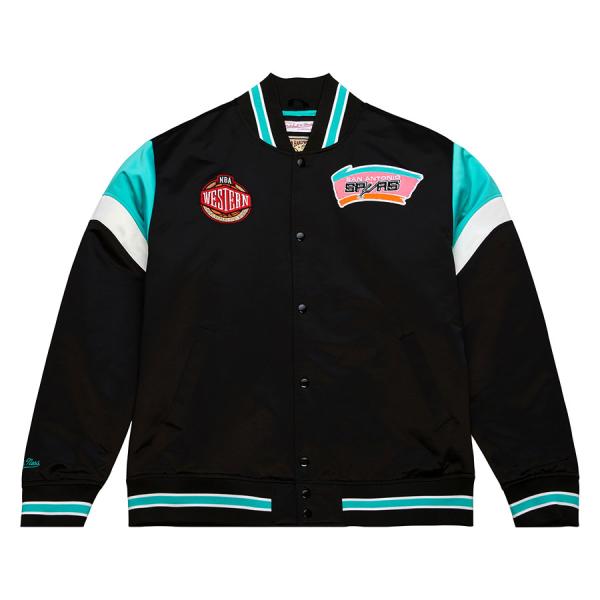 NBA スパーズ ジャケット Heavyweight Satin Jacket ミッチェル＆ネス/M...