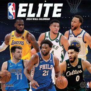 NBA カレンダー 2024 エリート Elite Wall Calendar Turner｜selection-j