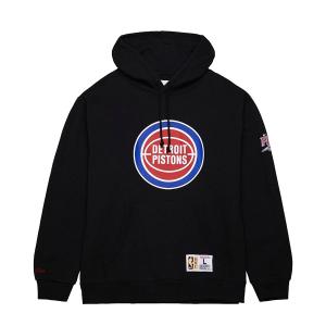 NBA ピストンズ パーカー Game Time Fleece Hoodie ミッチェル＆ネス/Mitchell & Ness ブラック｜selection-j