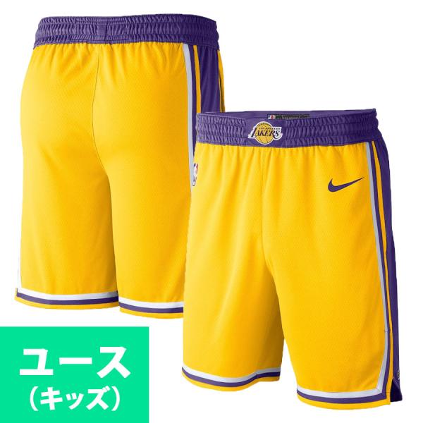 NBA レイカーズ パンツ/ショーツ ユースサイズ スウィングマン Swingman Short ア...