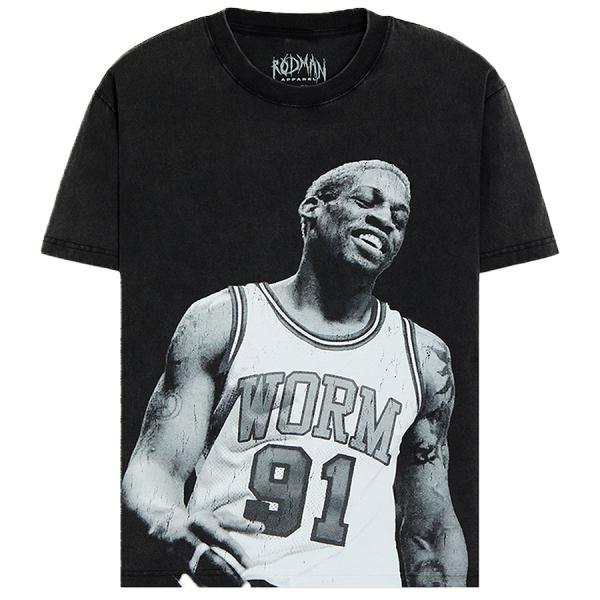 NBA デニス・ロッドマン Tシャツ Candid Dennis Graphic Oversized...