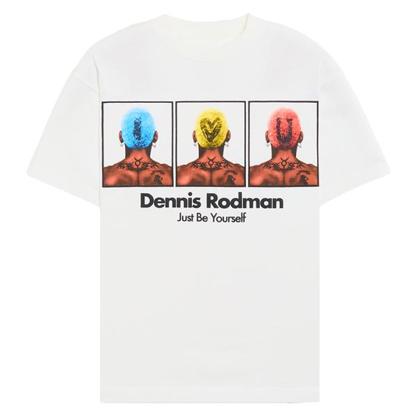 NBA デニス・ロッドマン Tシャツ Just Be Yourself T-Shirt Rodman...