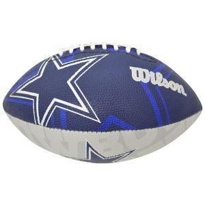 NFL カウボーイズ ボール ウィルソン/Wilson Junior Super Grip Rubber Football｜selection-j