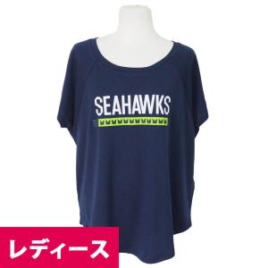 NFL シーホークス レディース Tシャツ 半袖 17 W ドライ ナイキ/Nike ネイビー【OCSL】｜selection-j