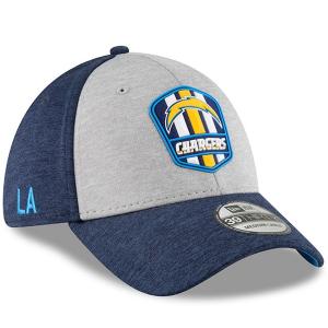 NFL Los Angeles Chargers キャップ/帽子 39THIRTY 2018 選手着用 サイドライン ロード ニューエラ/New Era ヘザーグレー｜selection-j