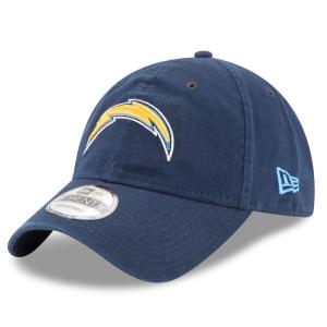 NFL チャージャース キャップ/帽子 コア クラシック アジャスタブル ニューエラ/New Era ネイビー｜selection-j