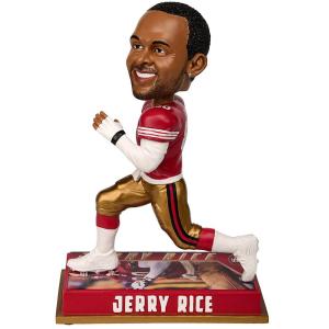 NFL 49ers ジェリー・ライス フィギュア 8 リタイアド プレイヤー ボブルヘッド Forever Collectibles｜selection-j