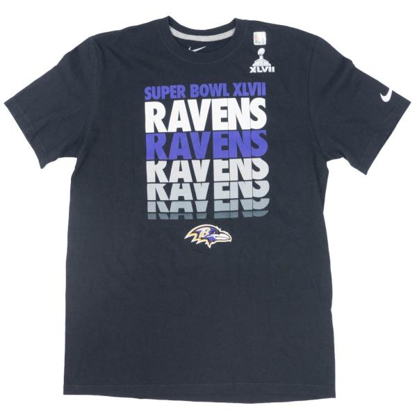 NFL レイブンズ Tシャツ 第47回スーパーボウル ナイキ/Nike ブラック【OCSL】