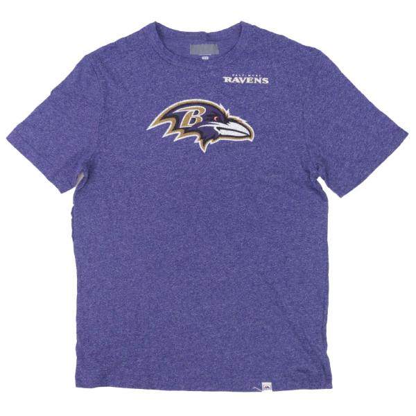 NFL レイブンズ Tシャツ Heathered Blend Logo T-Shirt マジェスティ...