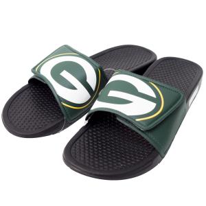 NFL パッカーズ サンダル/シューズ Cropped Big Logo Flip Flop サンダル Forever Collectibles グリーン｜selection-j