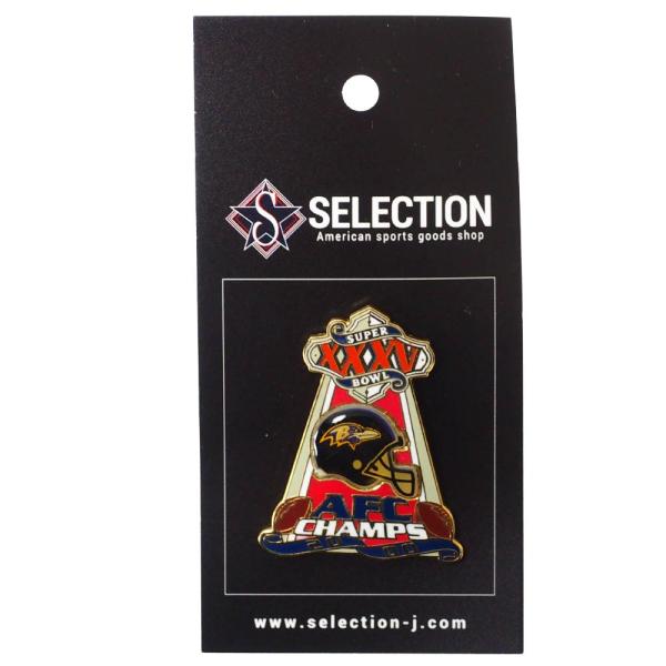 NFL レイブンズ 第35回スーパーボウル AFC チャンピオンズ ピンズ ピンバッジ PSG