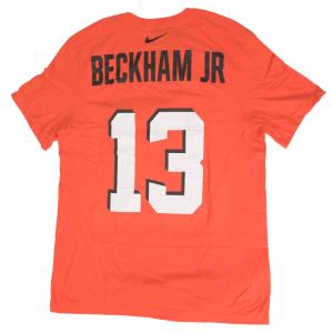 NFL オデル・ベッカム・ジュニア ブラウンズ Tシャツ ネーム & ナンバー ナイキ/Nike オレンジ N199-1【OCSL】｜selection-j