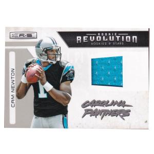 NFL キャム・ニュートン パンサーズ トレーディングカード 2011 Rookies & Stars Rookie Revolution Materials Card 207/299 Panini｜selection-j