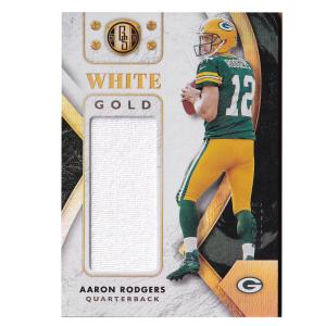 NFL アーロン・ロジャース パッカーズ トレーディングカード 2018 Gold Standard White Card 018/125 Panini｜selection-j