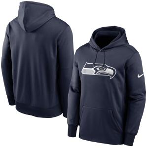 NFL シーホークス パーカー/フーディー Primary Logo Therma Performance Pullover Hoodie ナイキ/Nike カレッジネイビー｜selection-j