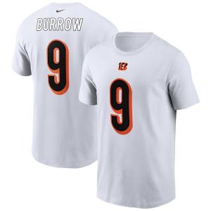 NFL ジョー・バロウ ベンガルズ Tシャツ プレイヤー ネーム＆ナンバー ナイキ/Nike ホワイト｜selection-j