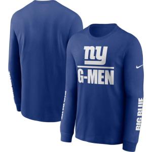 NFL ニューヨーク・ジャイアンツ Tシャツ tシャツ メンズ 長袖 ロンT ロンt ナイキ/Nike ロイヤル｜selection-j