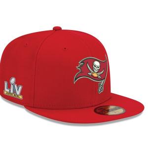 NFL キャップ バッカニアーズ ニューエラ New Era レッド 第55回スーパーボウル Super Bowl LV Bound Side Patch 59FIFTY Fitted SB55｜selection-j