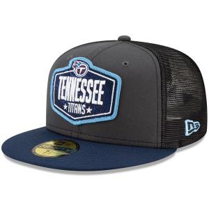 NFL ドラフト 2021 キャップ タイタンズ ニューエラ New Era グラファイト ネイビー 59FIFTY Fitted Hat｜selection-j