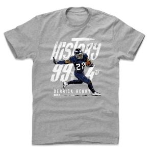 NFL Tシャツ デリック・ヘンリー タイタンズ History W T-Shirts 500LEVEL ヘザーグレー｜selection-j