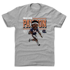 NFL ベアーズ Tシャツ ウォルター・ペイトン Cartoon T-Shirt 500Level ヘザーグレー｜selection-j